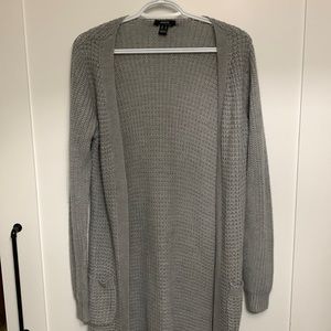 Urban Heritage - long grey, knitted Cardigan. Size M.